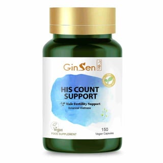 His Count Support By GinSen: Vitamins For Male Fertility