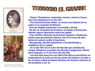        «San Ambrosio y el emperador Teodosio »,  pintado por van Dyck. Flavius Theodosius, emperador romano, nació en Cauc...