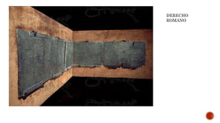 DERECHO
ROMANO
 