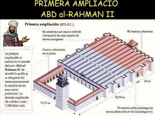 PRIMERA AMPLIACIÓ  ABD al-RAHMAN II 