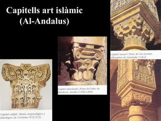 Capitells art islàmic (Al-Andalus) 