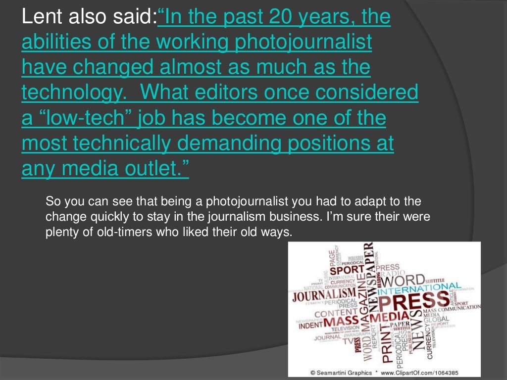 History of Photojournalism Technology Timeline