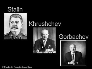 Stalin Khrushchev Gorbachev L’Étudede Cas de Anne Kerr 