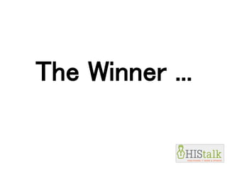 The Winner ...
 