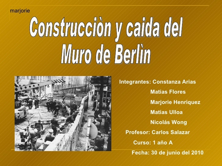 Caida del muro de Berlin