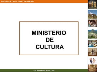 MINISTERIO DE CULTURA 