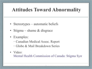 Defining Abnormality | PPT