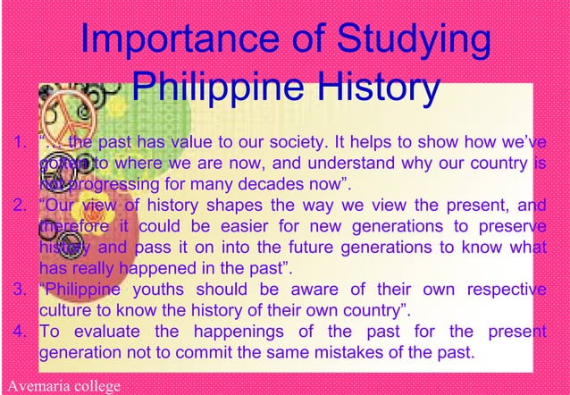 essay on the importance of studying history