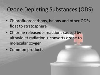 The Montreal Protocol on Substances that Deplete the Ozone Layer | PPTX