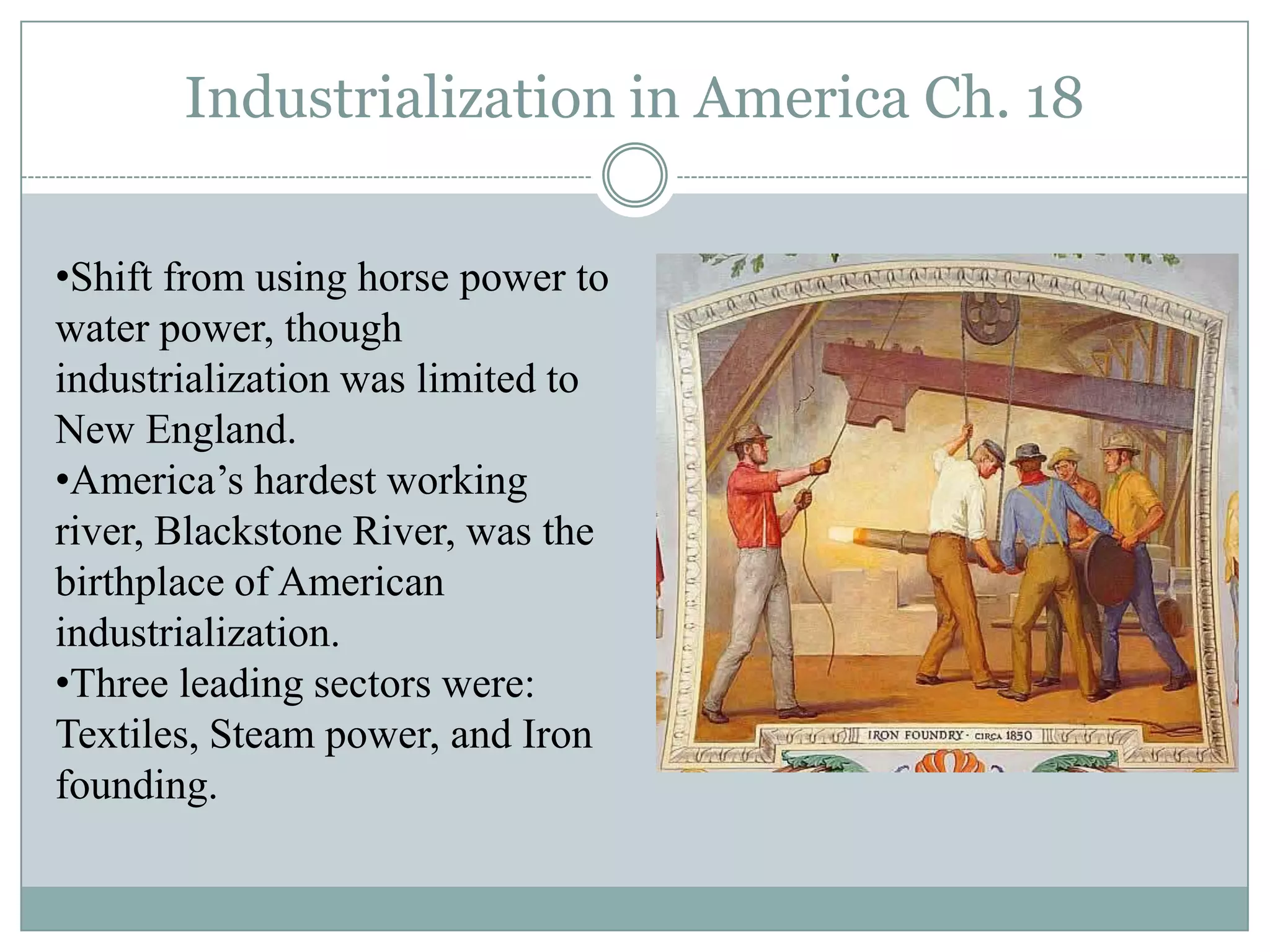 Due to industrialization, slavery wasn’t necessary in a capitalist society.Feminism Ch. 17Women of the world began redefining and fighting for their rights.