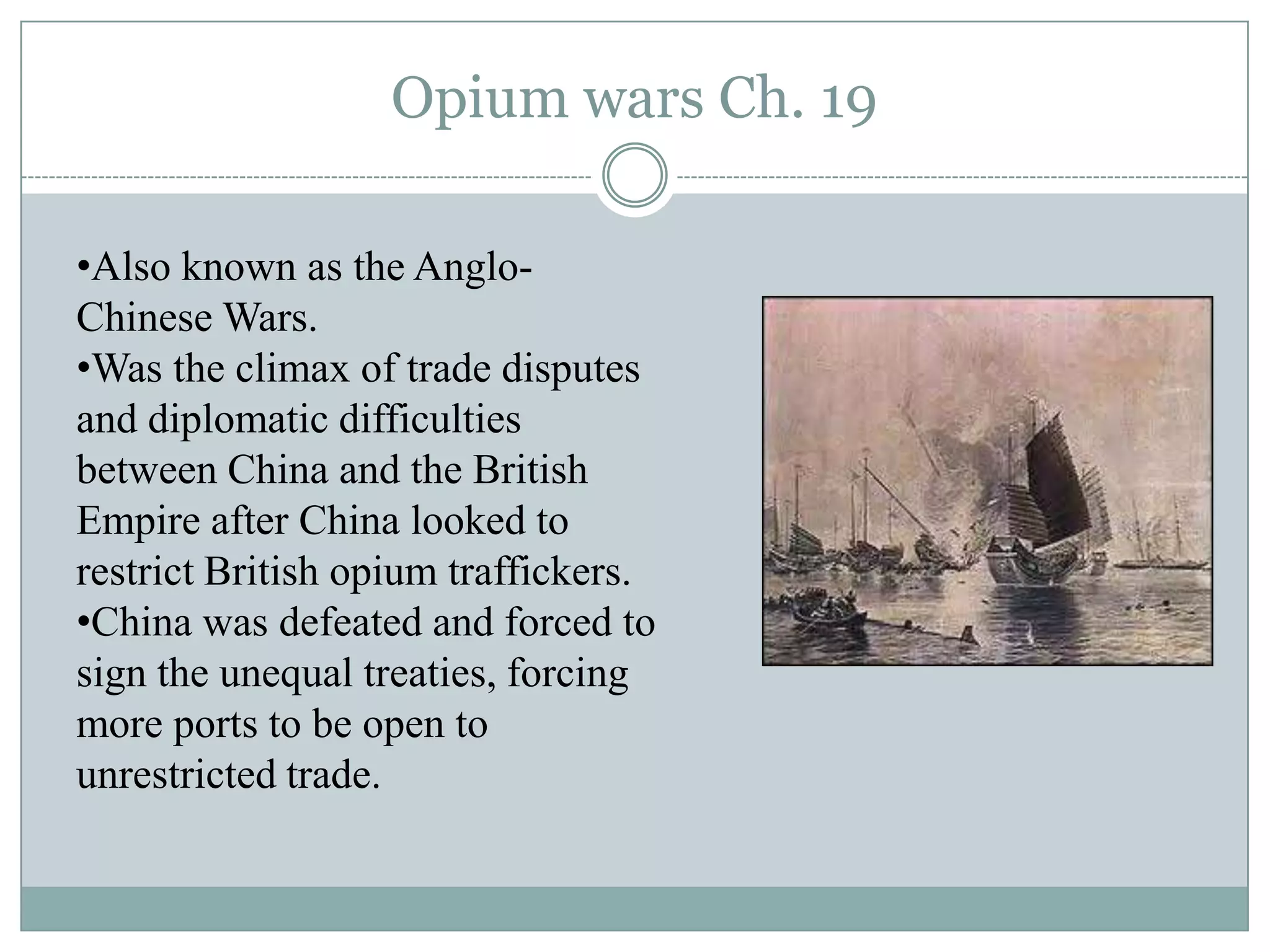 The declaration of the Rights of Women created in 1791, by Olympe De Gouges.Industrialization in England Ch. 18Period from the 18th to 19th century that had a profound effect and advancement in agriculture, mining, manufacturing, and transport.