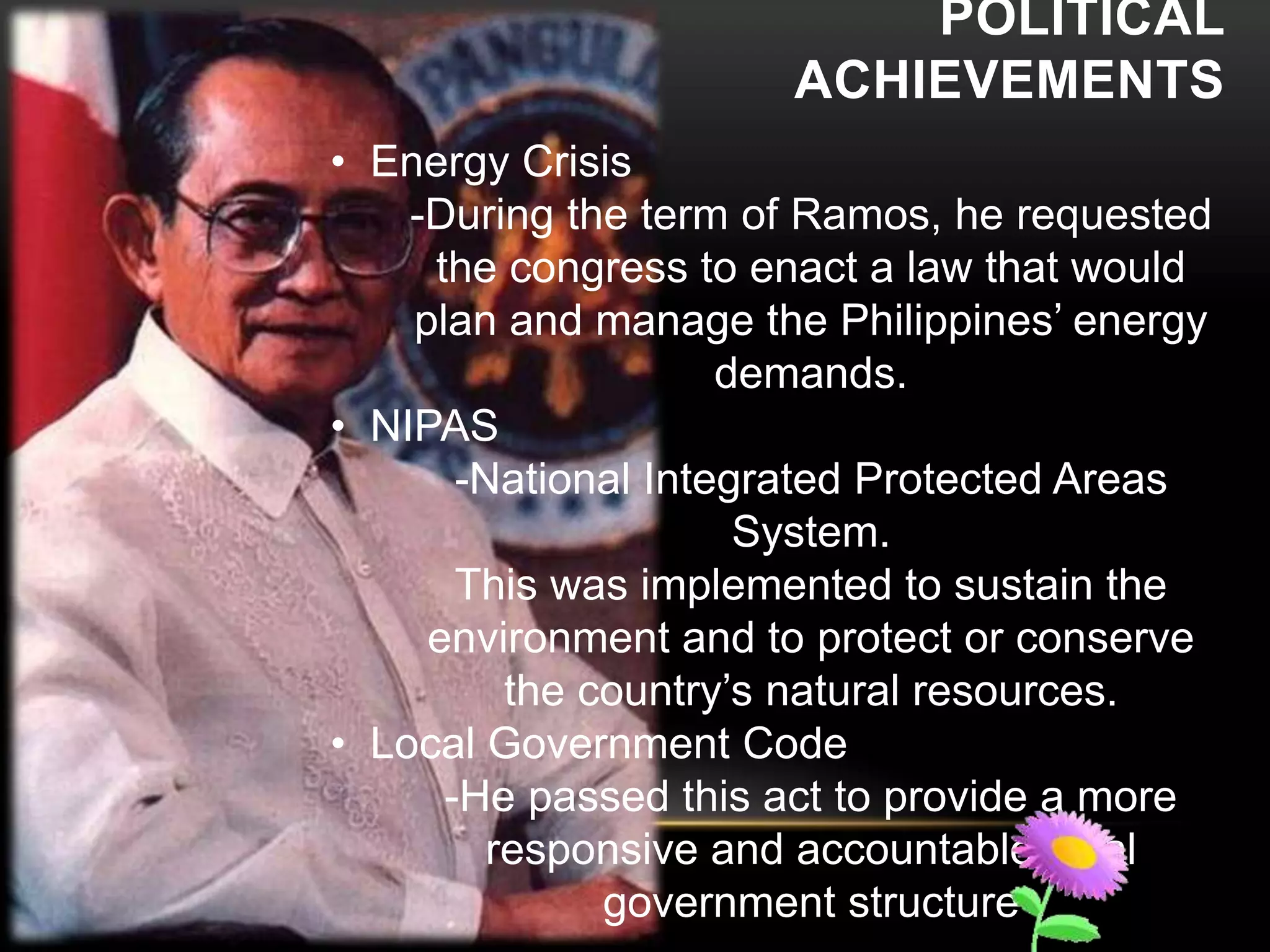 Ramos Administration.pdf Corazon Aquino and Fidel Ramos Administrations | PPTX