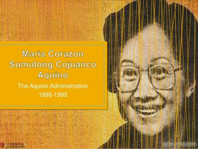 Corazon Aquino and Fidel Ramos Administrations