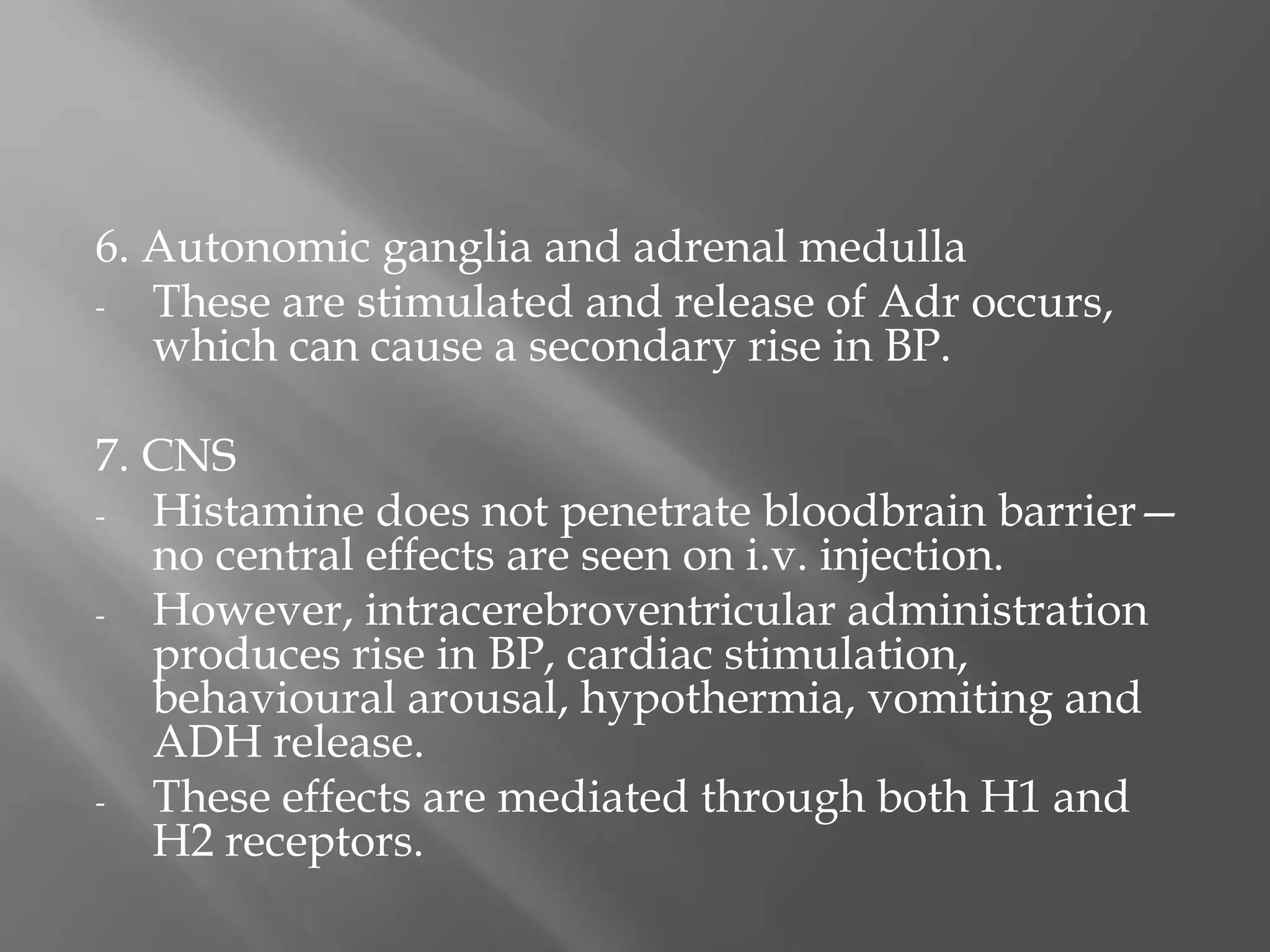 (Autocoids) Histamine Pharmacology ppt | PPTX