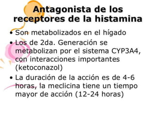 Histamina y serotonina