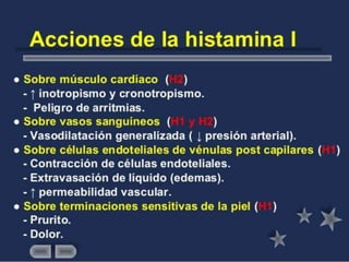 Histamina y serotonina