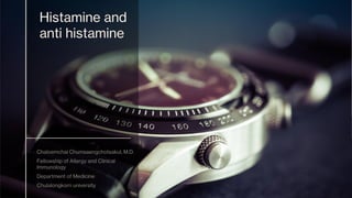 Histamine and
anti histamine
 
