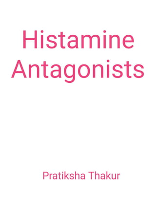 Histamine Antagonists 