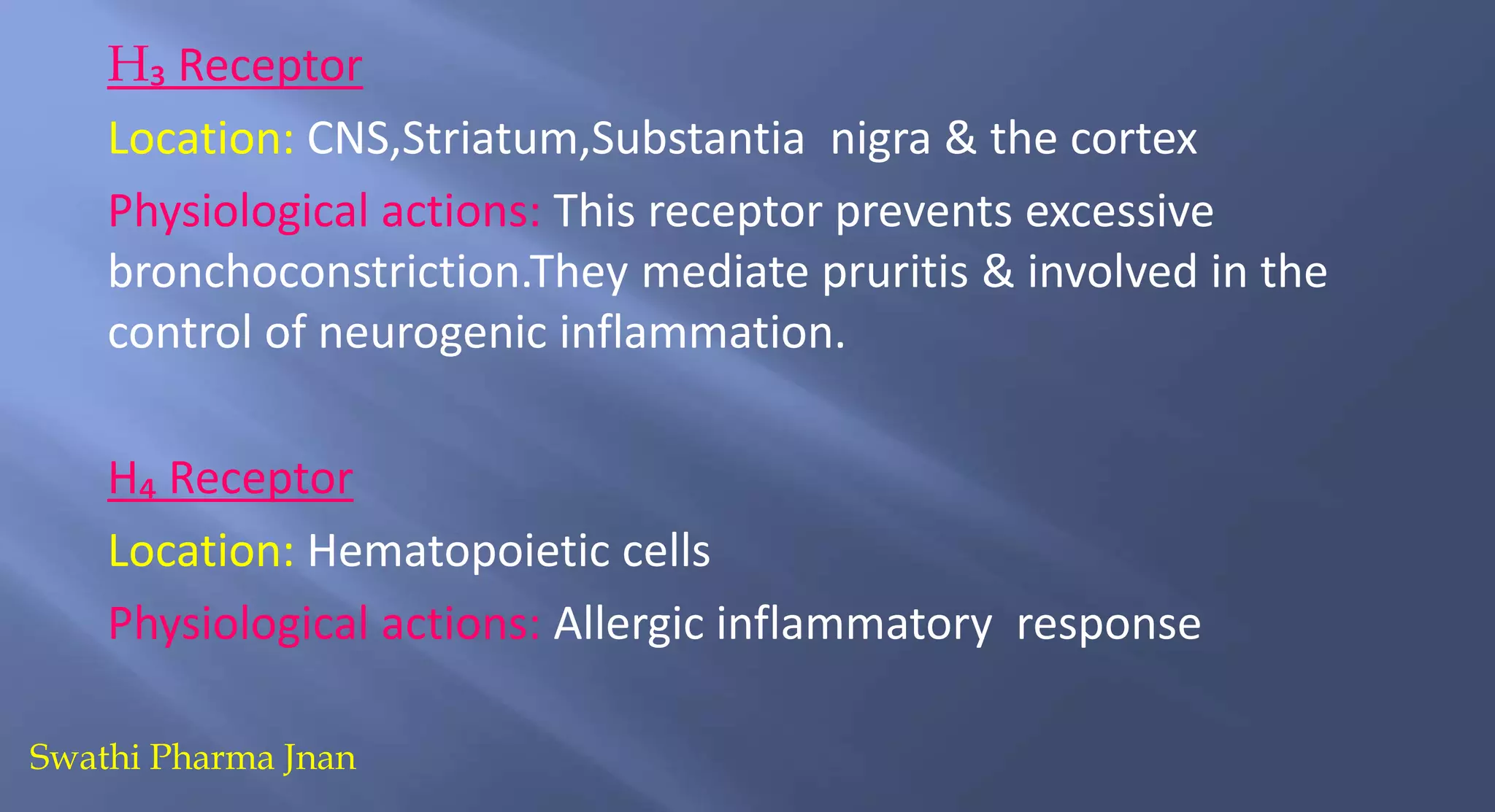 Histamine &antihistaminic agents | PPTX