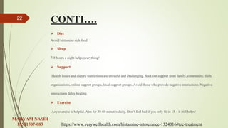 histamine receptors and histamine intolerance.pptx