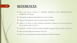 histamine receptors and histamine intolerance.pptx