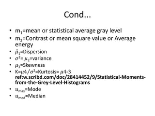 Comprehensive Overview of Histogram Features in Image Processing | PDF