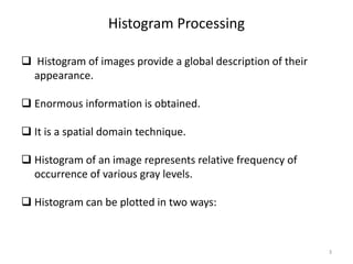 Histogram processing | PDF