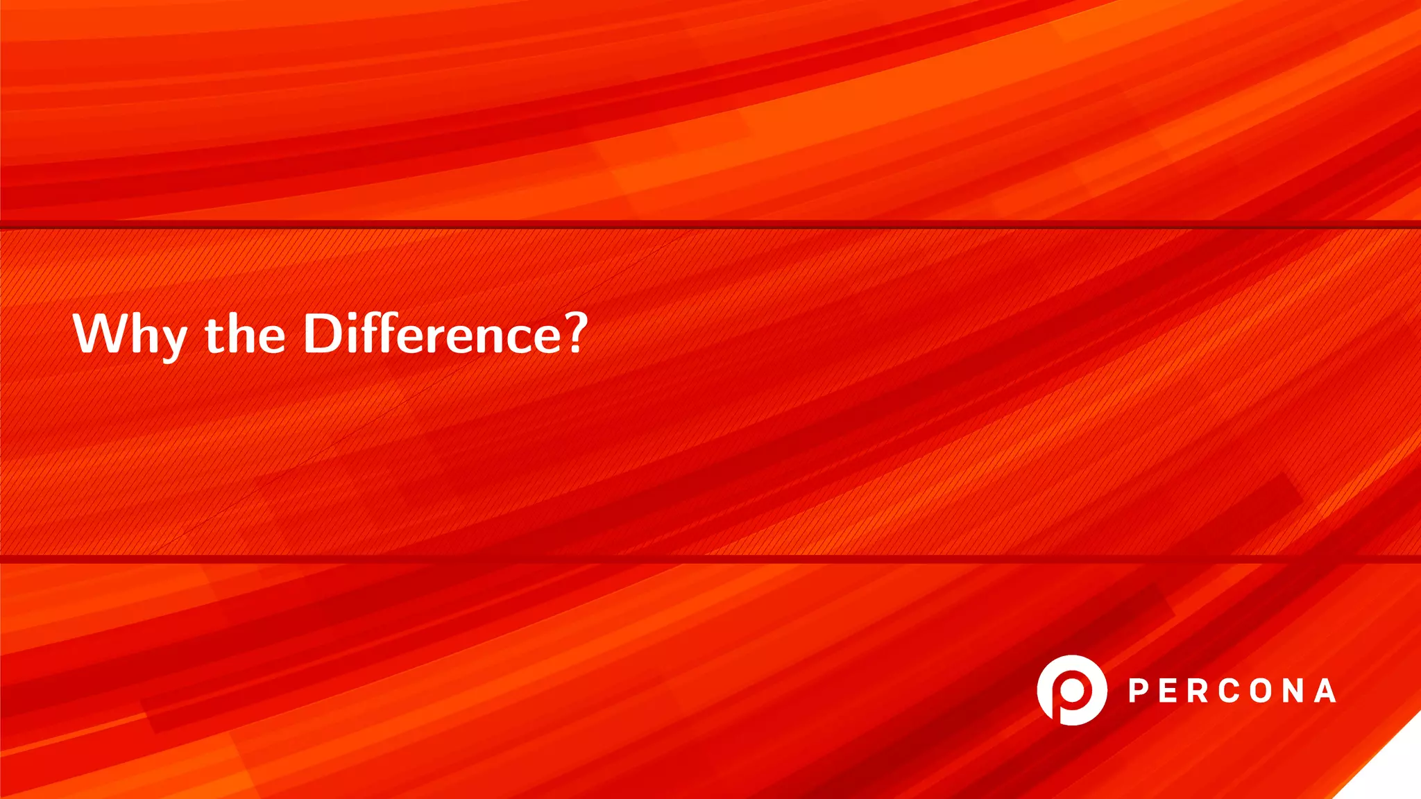 Why the Diﬀerence?
 