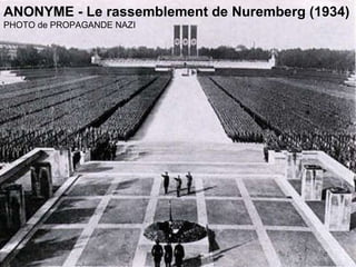 ANONYME - Le rassemblement de Nuremberg (1934) PHOTO de PROPAGANDE NAZI 