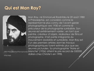 Man ray | PPTX