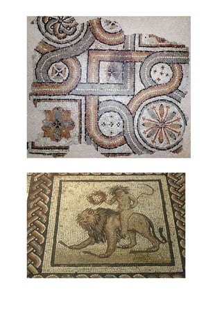 Histoire de l'art mosaïques romaines
