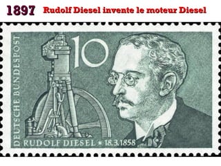 1897

Rudolf Diesel invente le moteur Diesel

 