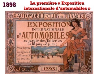 1898

La première « Exposition
internationale d’automobiles »

 