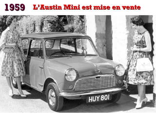 1959

L’Austin Mini est mise en vente

 