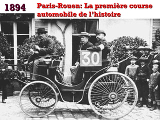 1894

Paris-Rouen: La première course
automobile de l’histoire

 