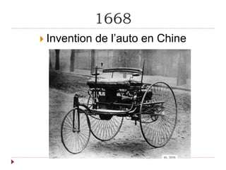 1668
Invention de l’auto en Chine