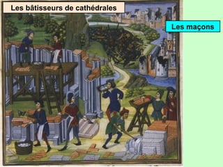 Les bâtisseurs de cathédrales
Les maçons

 