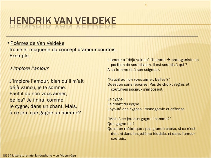 Histoire Litteraire Neerlandaise Le Moyen Age