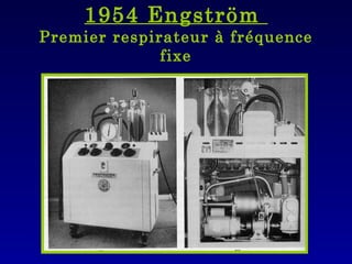 1954 Engström  Premier respirateur à fréquence fixe 