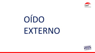 OÍDO
EXTERNO
 