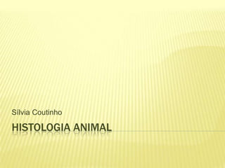 Sílvia Coutinho

HISTOLOGIA ANIMAL
 