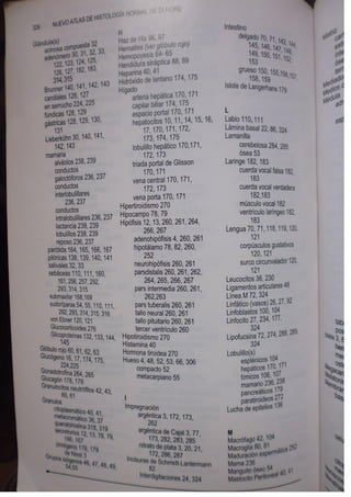 Histologia normal de difiore