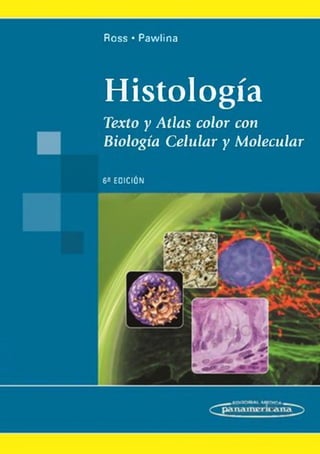 Ross • Pawlina
Histología
Texto y Atlas color con
Biología Celular y Molecular
6a EDICIÓN
 