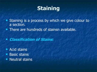 Structural Stain Examples Histological Techaniques | PPT