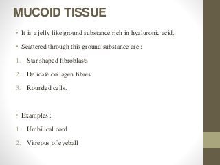 Mucoyd Histology - Connective tissue.pptx