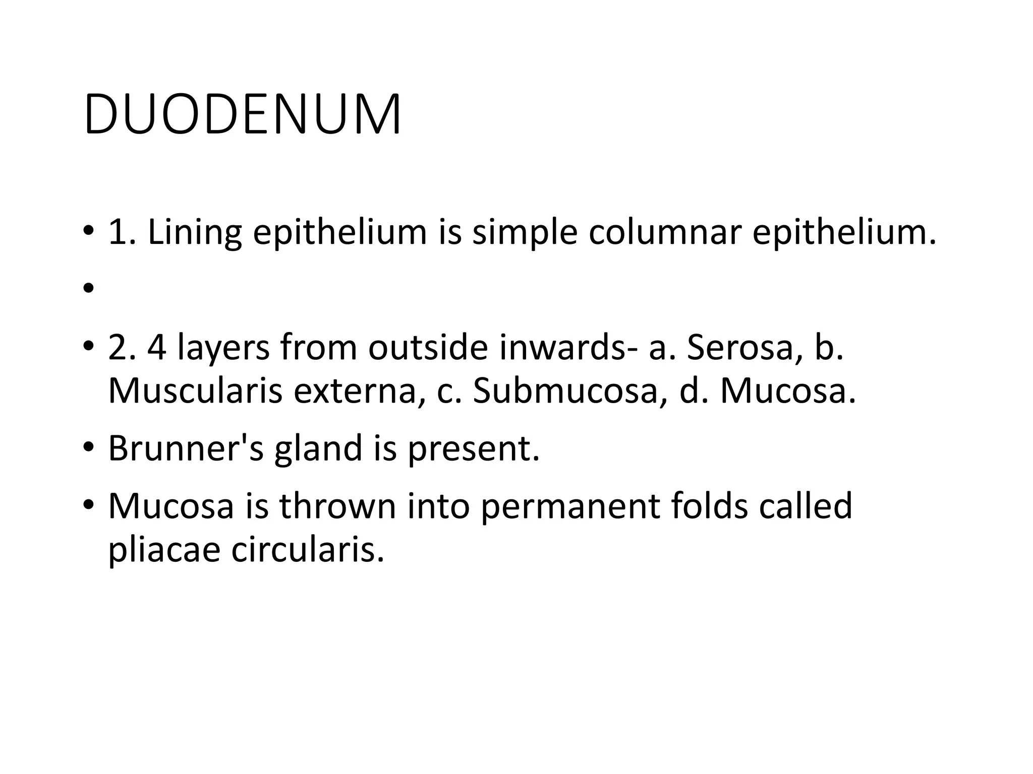 Devascularization Histology Duodenum Histology Identification Points