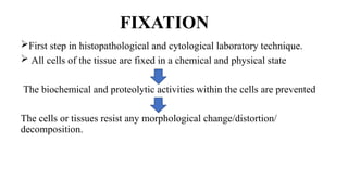 Histopathological techniques on processing - I.pptx