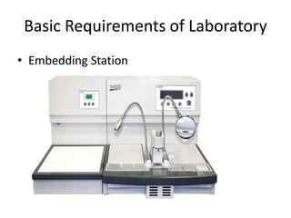 General Organization and Basic Requirements of Histopathological Lab | PPTX