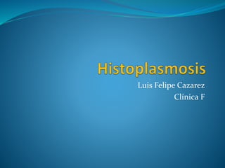 Luis Felipe Cazarez
Clínica F
 