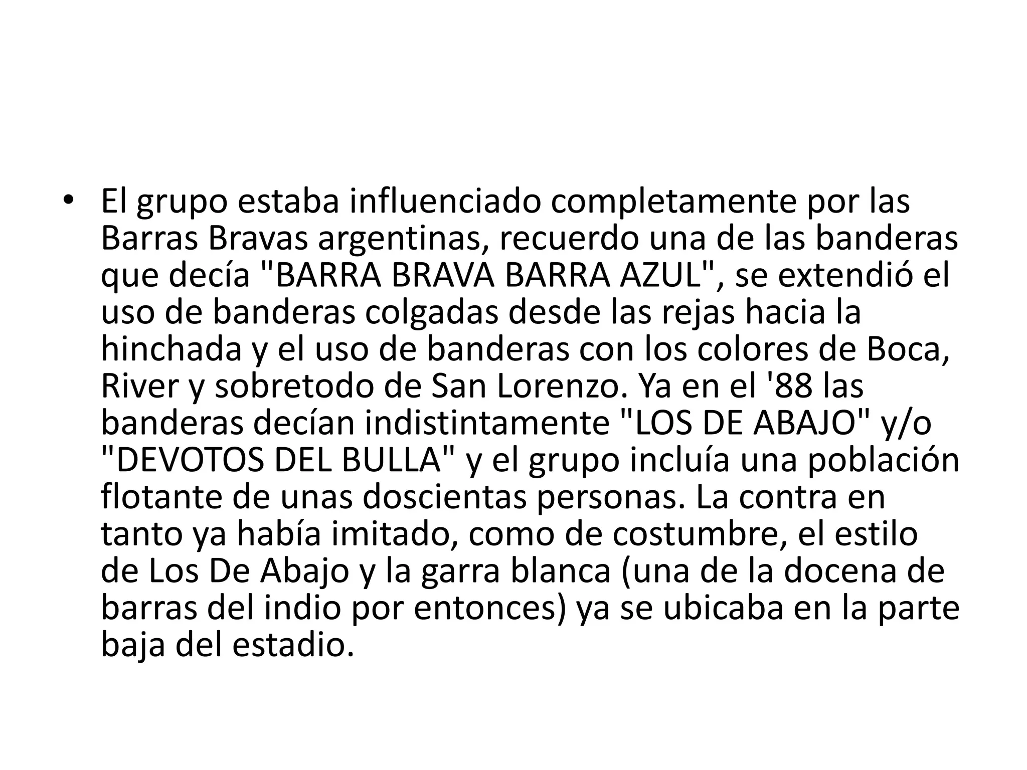 Historia los de abajo